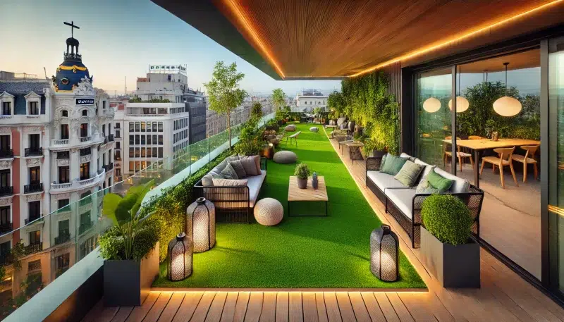 Césped Artificial para Terrazas en Madrid